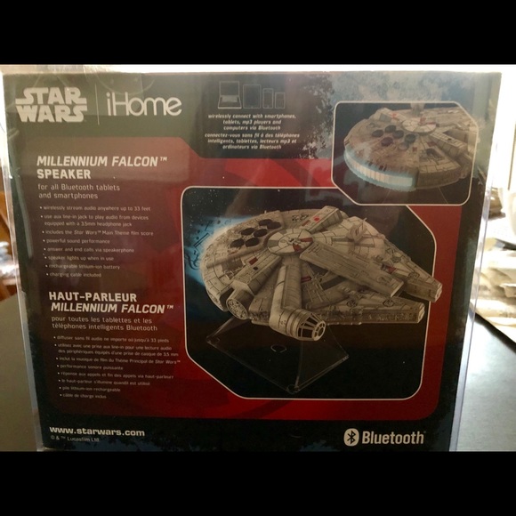 Star Wars Millennium Falcon Bluetooth Speaker NEW! - Picture 8 of 8